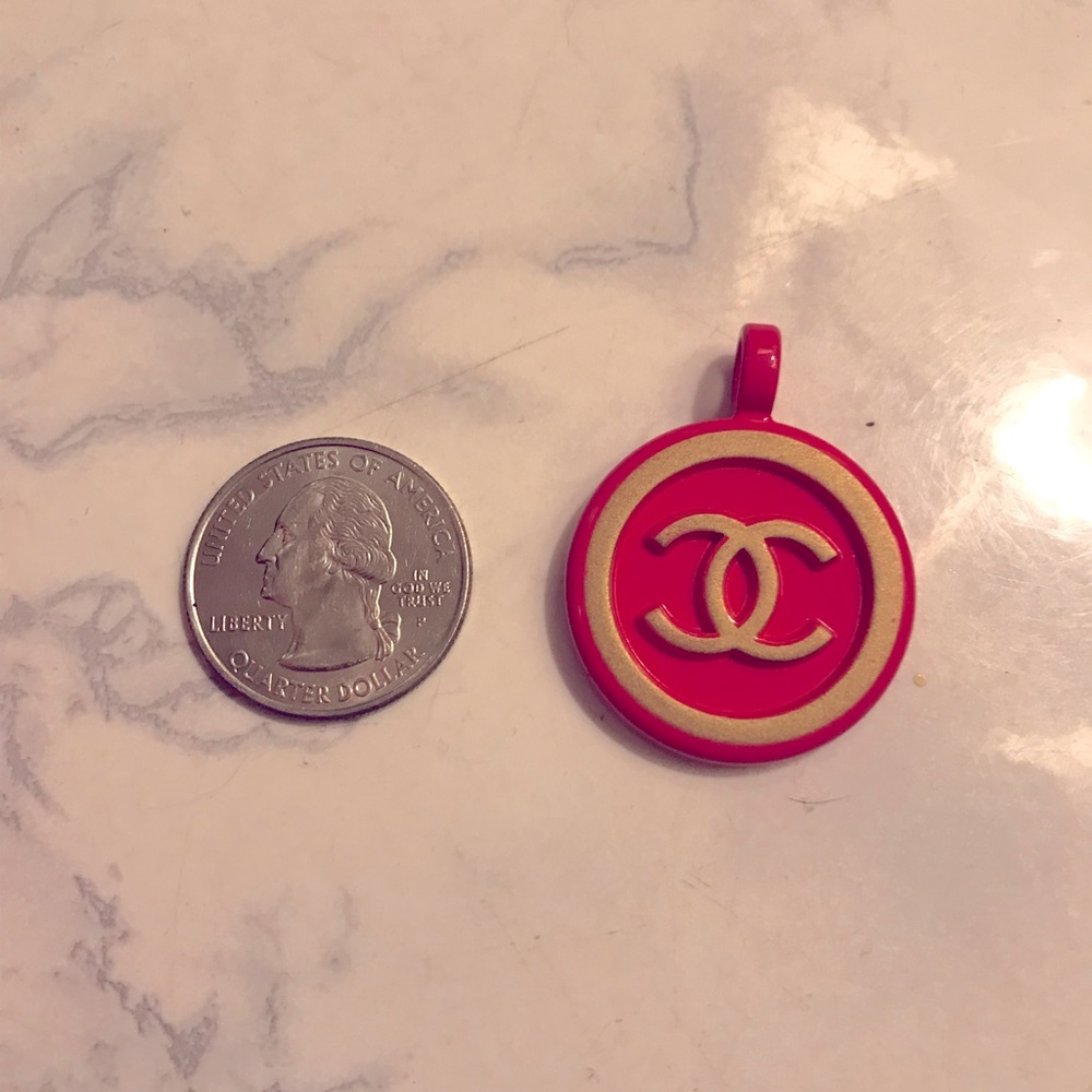 Red CHANEL pendant